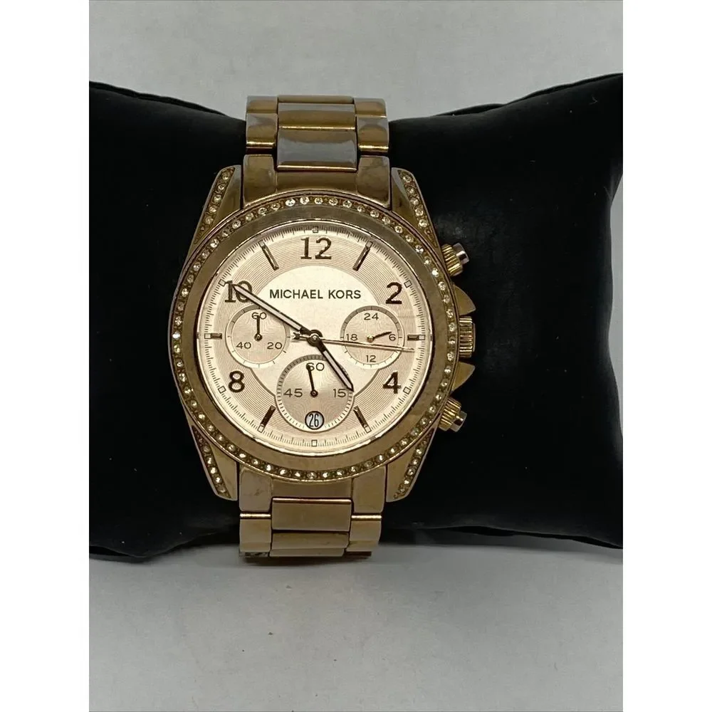 Michael Kors MK5263 Women's Gold Stainless Steel Analog Dial Quartz Watch HK1037